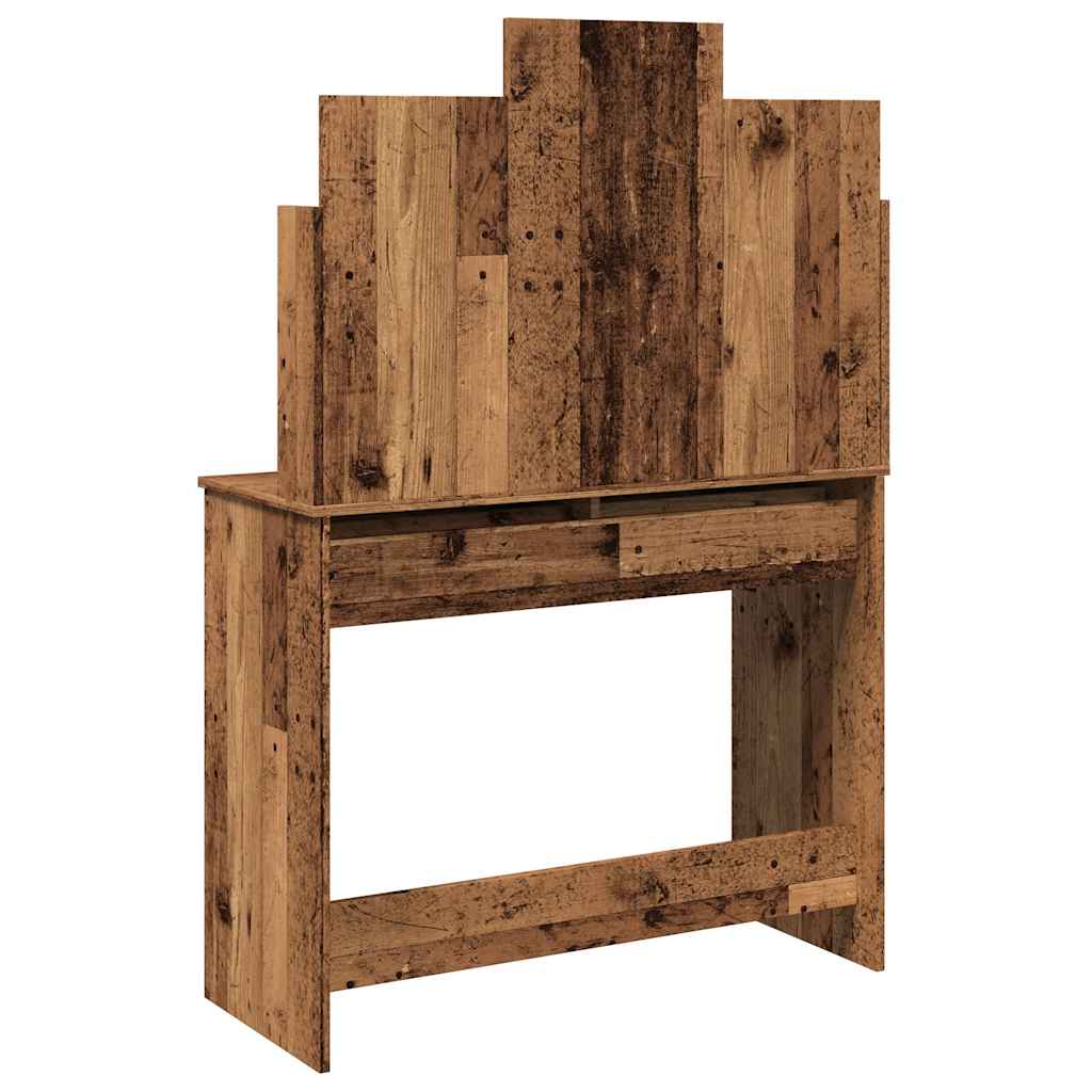 Туалетный столик с зеркалом Old Wood 96x39x142 см