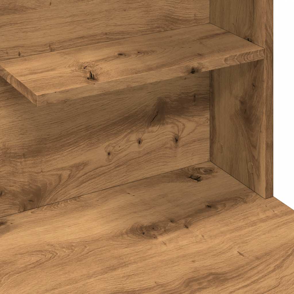 tualettlaud LED-ga Artisan Oak 74,5x40x141 cm