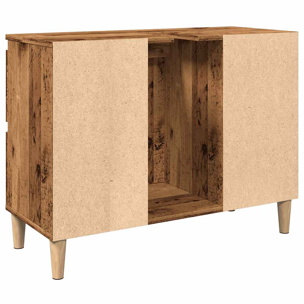 valamukapp Vana puit 80x33x60 cm Engineered Wood