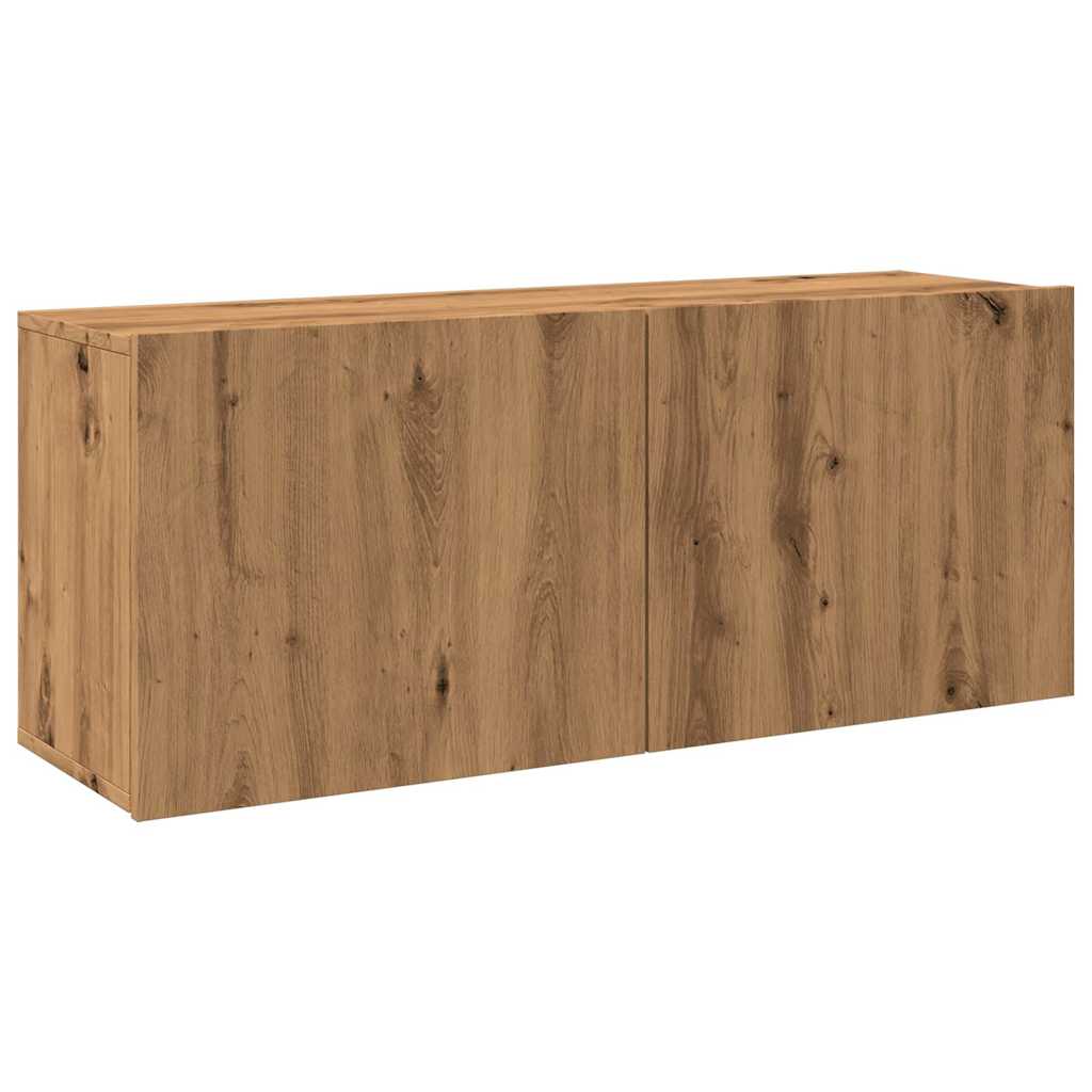 telerikapp Seinale kinnitatav Artisan Oak 100x30x41 cm