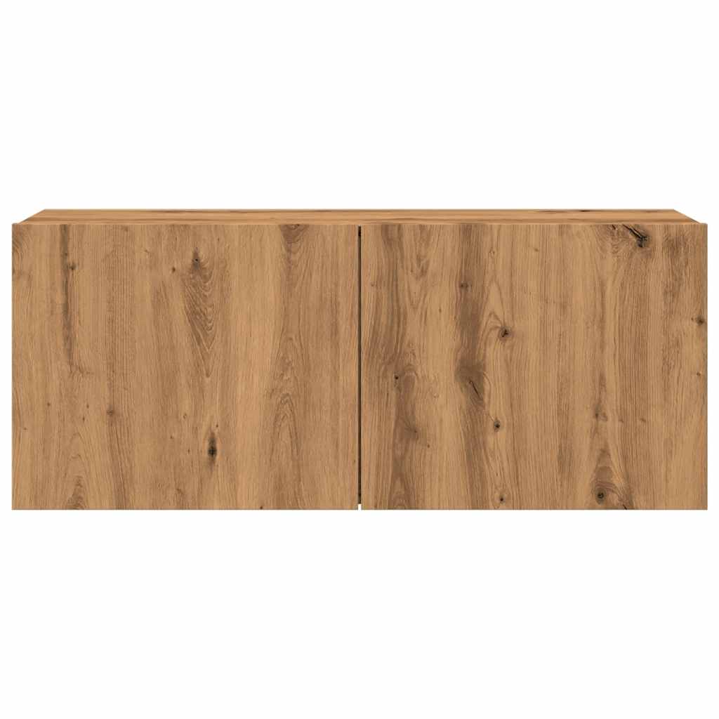 Тумба под телевизор настенная Artisan Oak 100x30x41 см