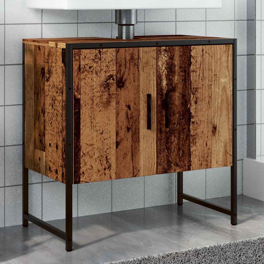 Vannitoa valamukapp Vana puit 60x33x60 cm Engineered Wood