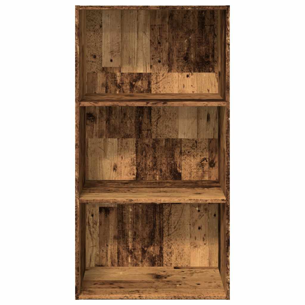 Книжная полка Old Wood 60x30x114 см, композитная древесина