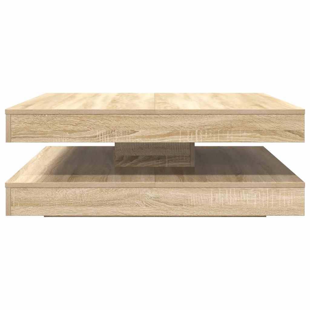 diivanilaud 360 kraadi pööratav Sonoma tamm 90x90x34,5 cm