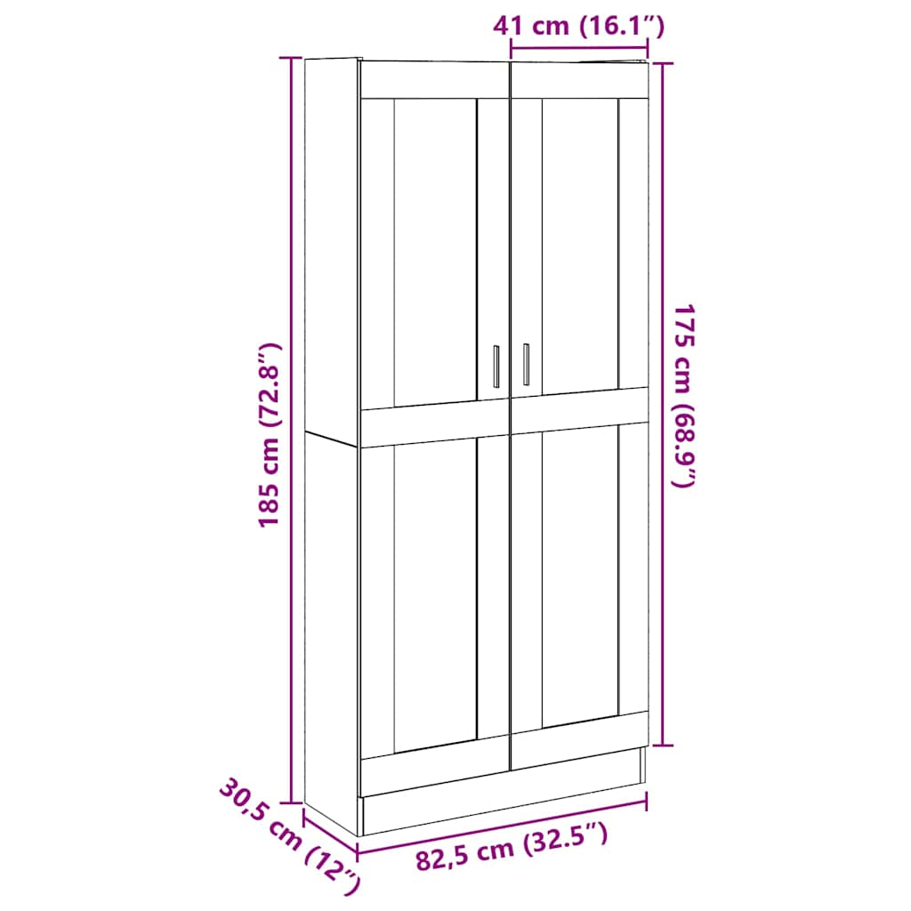 Kõrglaud Käsitööline tamm 82,5x30,5x185 cm Tehnopuit