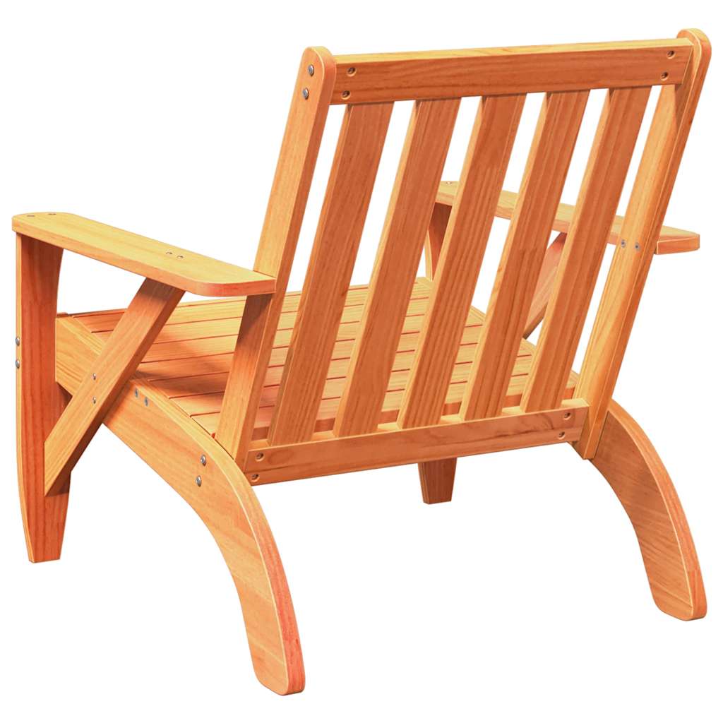 Садовый стул Adirondack, Wax Brown, 75x77x77 см, сосна