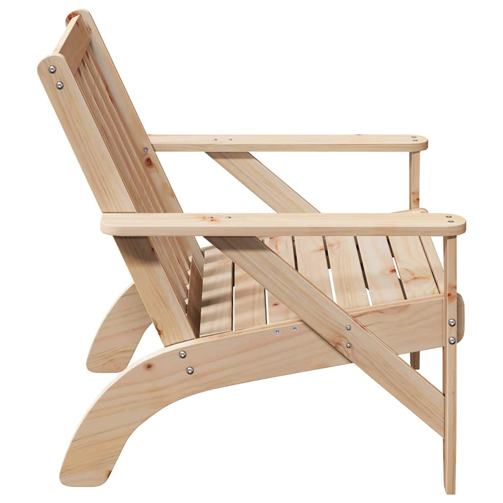 Садовые стулья Adirondack 2 шт., 75x77x77 см, сосна