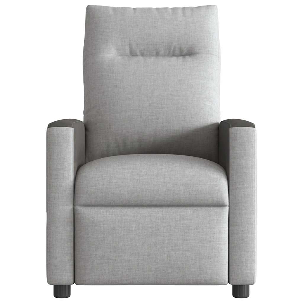 Massage Recliner Tool Cloud Grey Fabric