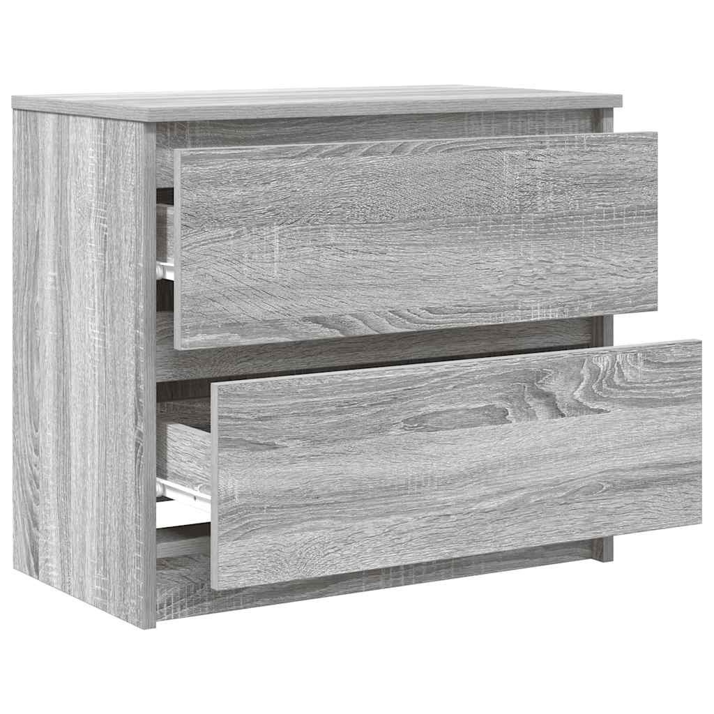 Тумба под телевизор Grey Sonoma 60x35x54 см Engineered Wood