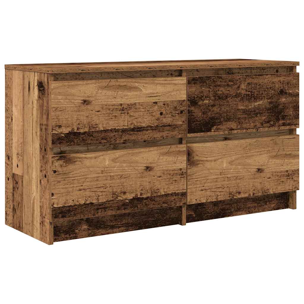 Тумба под телевизор Old Wood 100x35x54 см Инженерная древесина