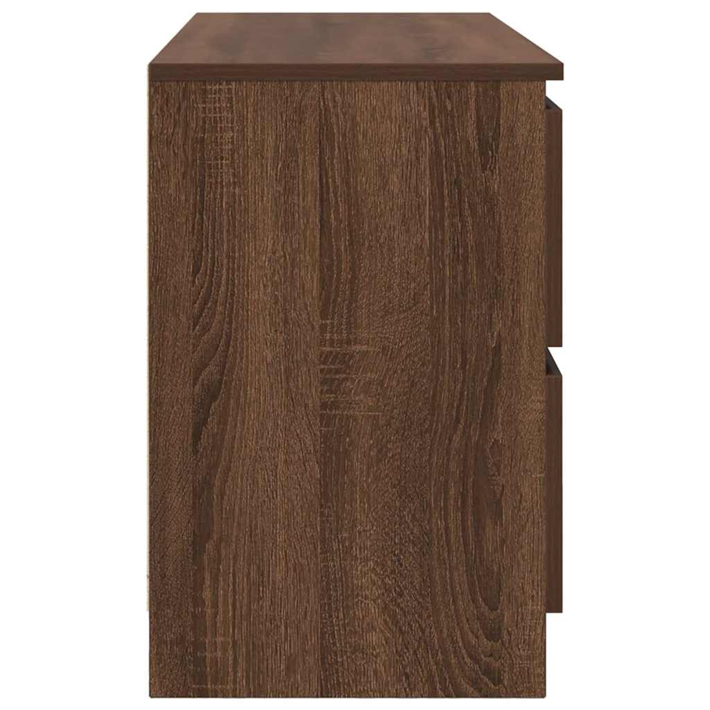 telerikapp pruun tamm 100x35x54 cm Engineered Wood