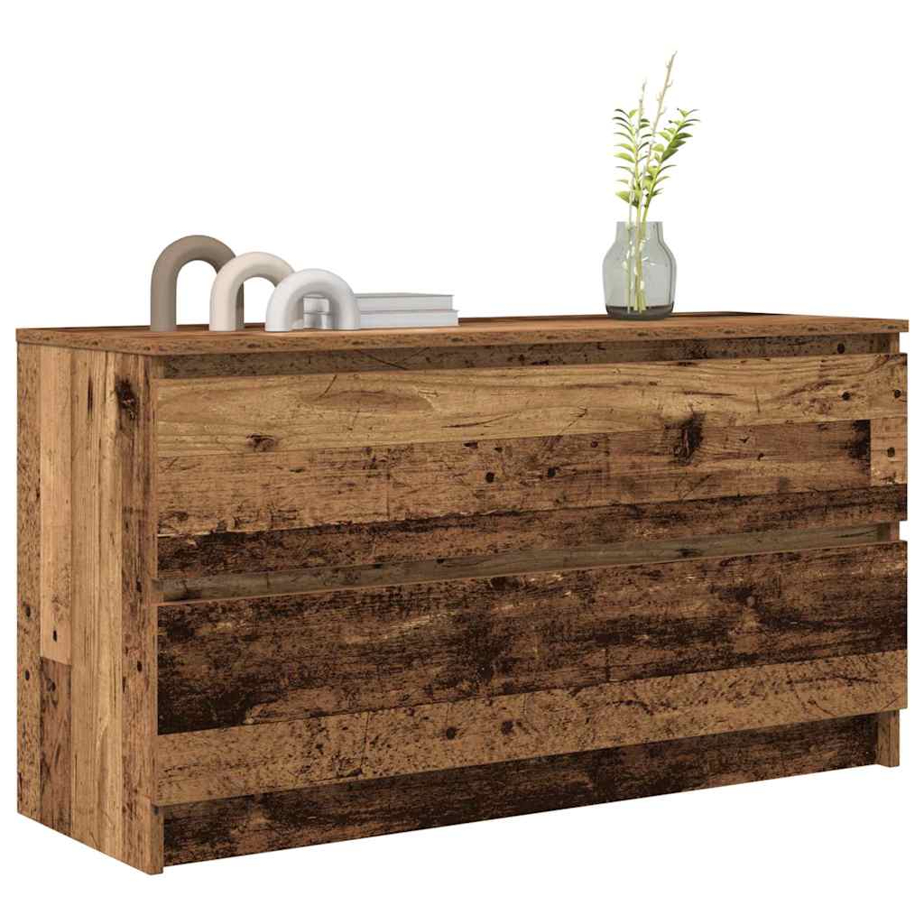 Тумба под телевизор Old Wood 100x35x54 см Инженерная древесина