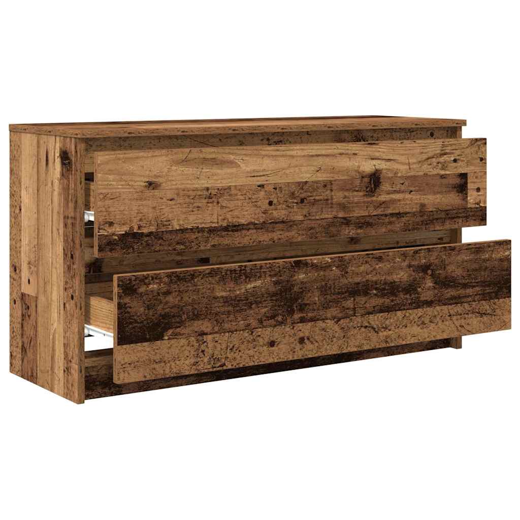 Тумба под телевизор Old Wood 100x35x54 см Инженерная древесина